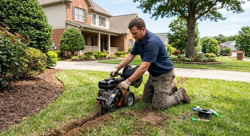 Our team working on Concrete Installation projects in Denton, TX