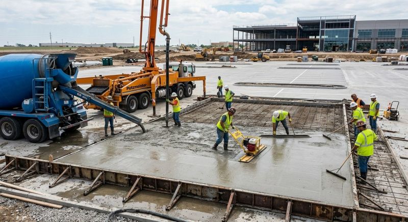 Concrete Installation in Denton, TX