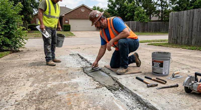 Concrete Installation in Denton, TX