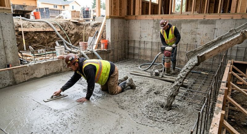 Basement Concrete Installation in Southlake, TX