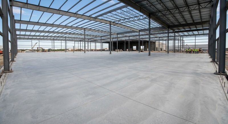 Commercial Slab Construction in Roanoke, TX