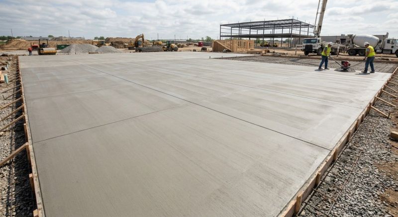 Commercial Slab Installation in Lake Dallas, TX