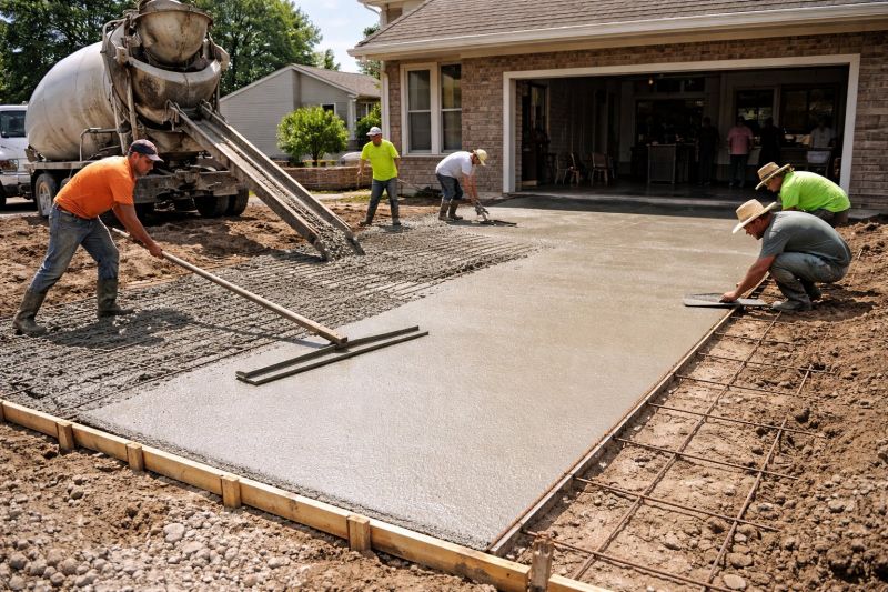 Concrete Driveway Installation in Lake Dallas, TX