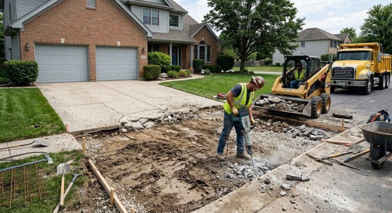 Concrete Driveway Installation in Sanger, TX