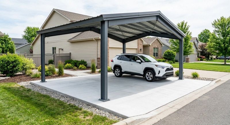 Concrete Parking Installation in Lewisville, TX