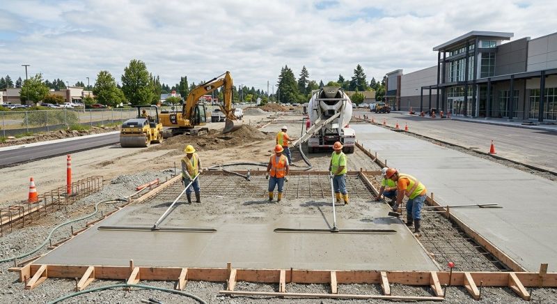 Concrete Parking Installation in Southlake, TX