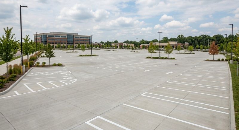 Concrete Parking Lot Paving in Colleyville, TX