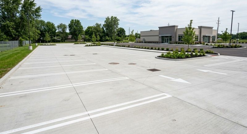 Concrete Parking Lot Paving in Lake Dallas, TX