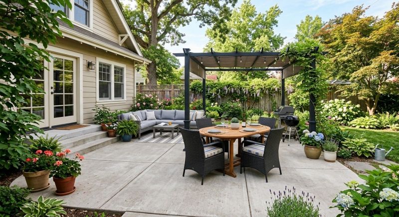 Concrete Patio Installation in Frisco, TX