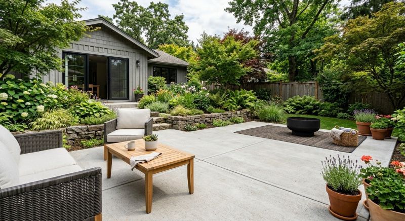Concrete Patio Installation in Justin, TX