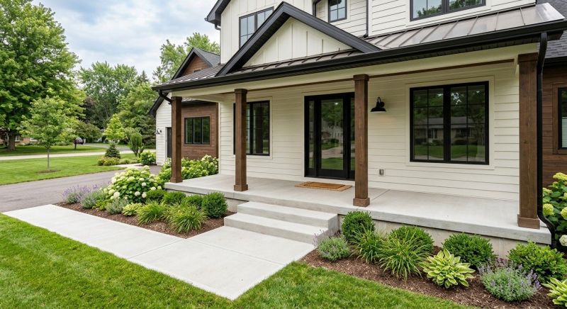 Concrete Porch Installation in Coppell, TX