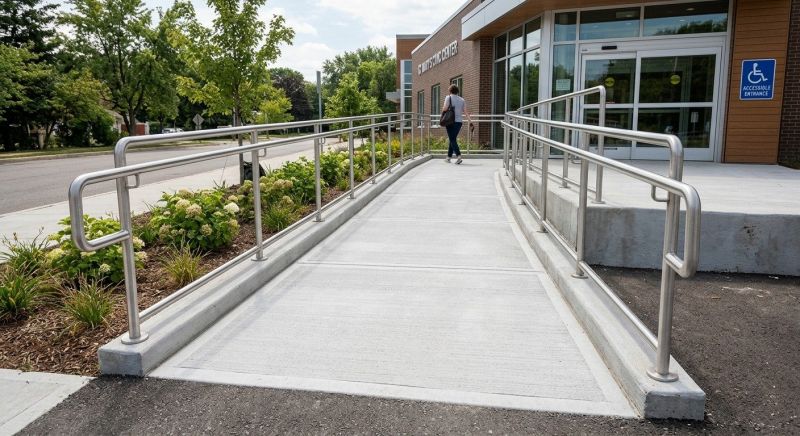 Concrete Ramp Construction in Denton, TX