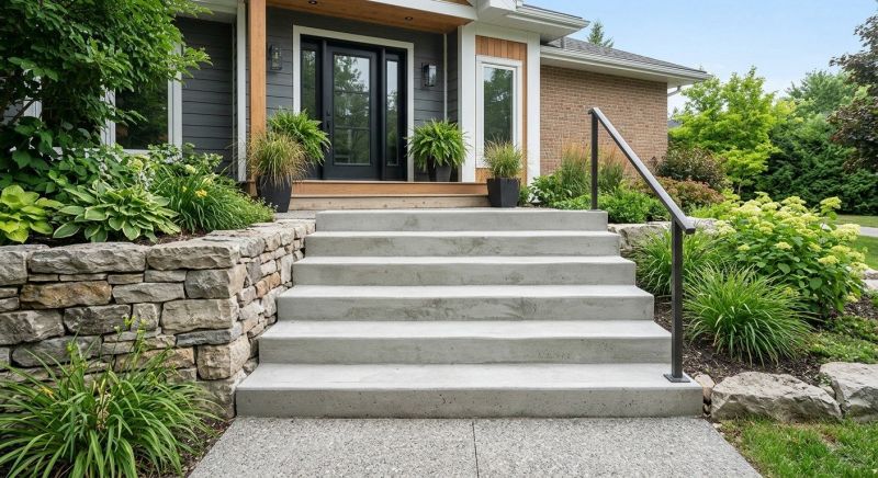 Concrete Stairs Construction in Lewisville, TX