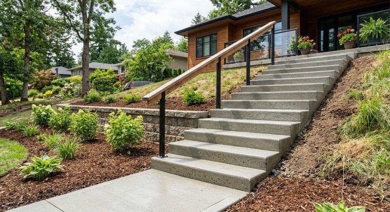 Concrete Stairs Construction in Prosper, TX