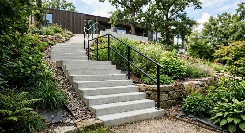 Concrete Stairs Installation in Colleyville, TX