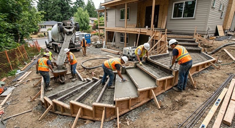 Concrete Stairs Installation in Grapevine, TX
