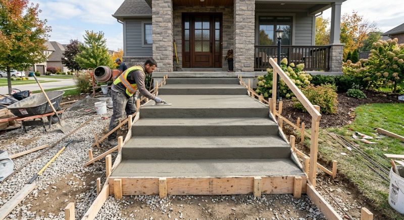 Concrete Stairs Installation in Sanger, TX