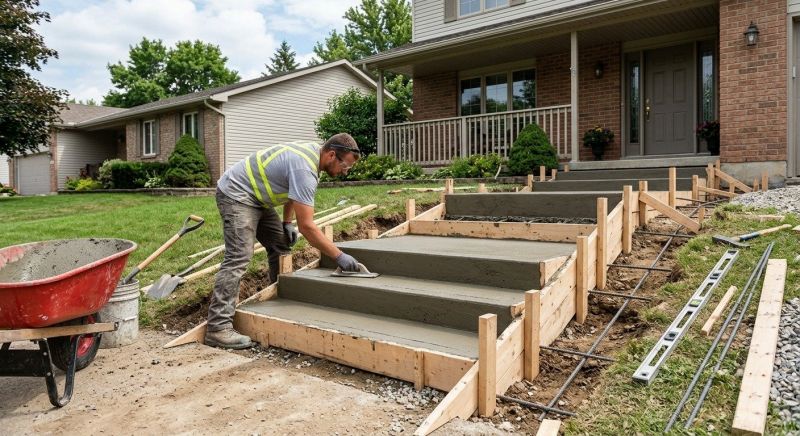 Concrete Steps Replacement in Frisco, TX