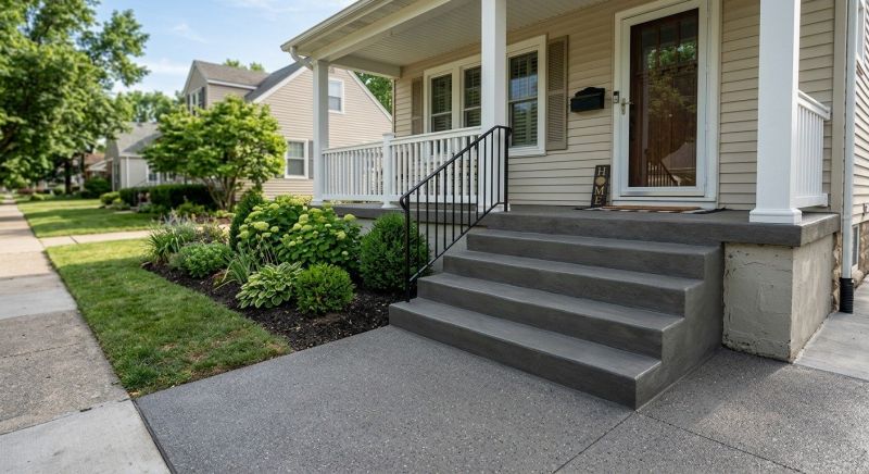 Concrete Steps Replacement in Rhome, TX