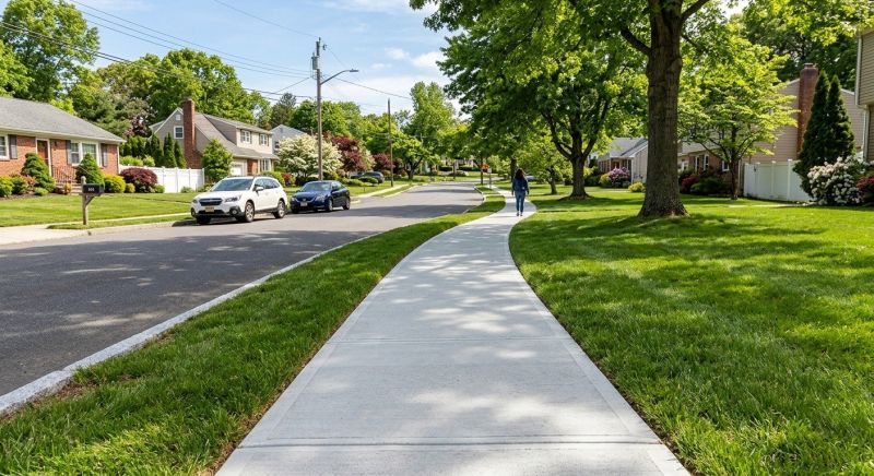 Concrete Walkway Installation in Colleyville, TX