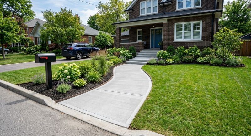 Concrete Walkway Installation in Grapevine, TX