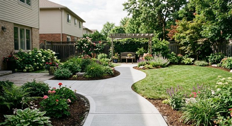 Concrete Walkway Installation in Justin, TX