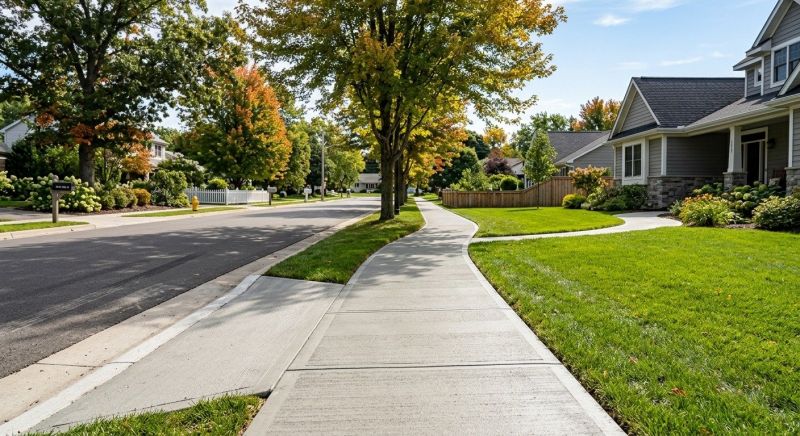 Concrete Walkway Installation in Little Elm, TX
