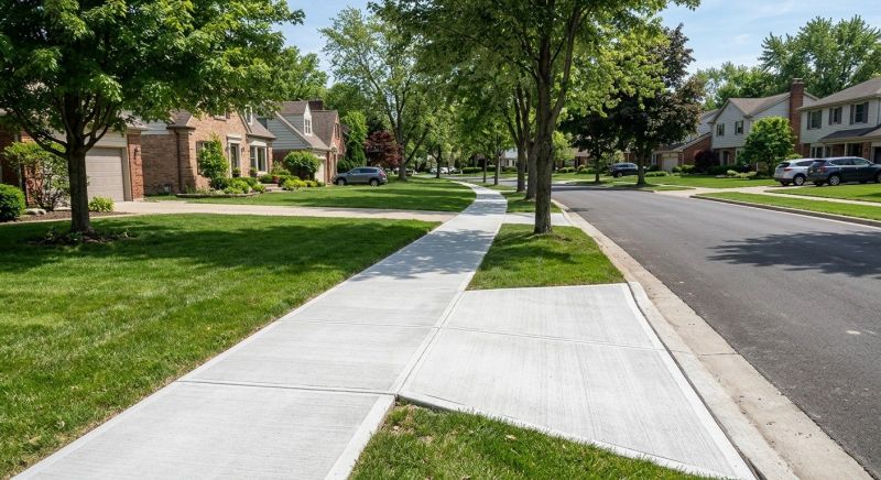 Concrete Walkway Installation in Prosper, TX