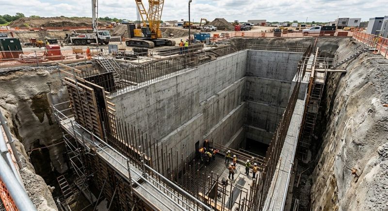 Deep Foundation Installation in Denton, TX
