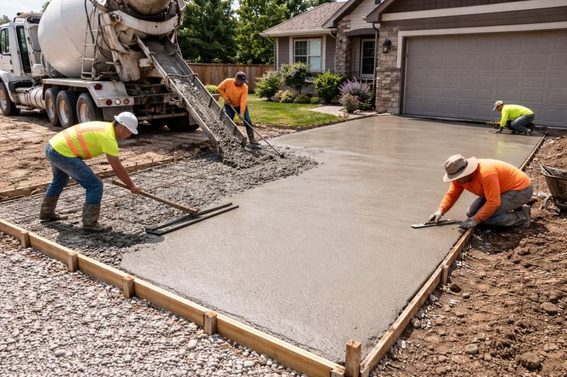 Driveway Slab Installation in Southlake, TX