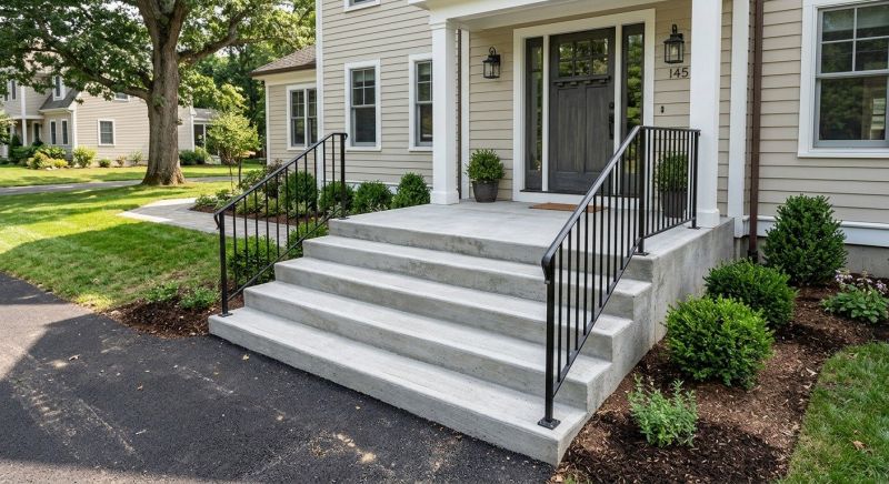 Entryway Stairs Installation in Denton, TX