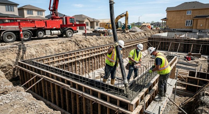 Foundation Wall Pouring in Denton, TX