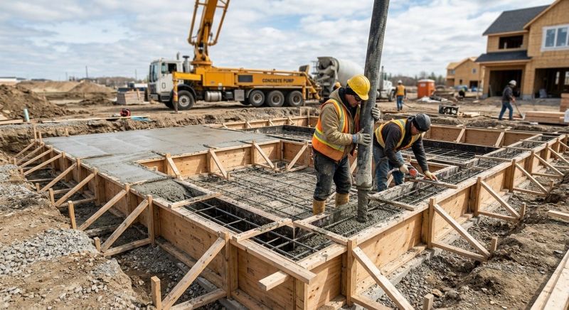 Foundation Wall Pouring in Ponder, TX