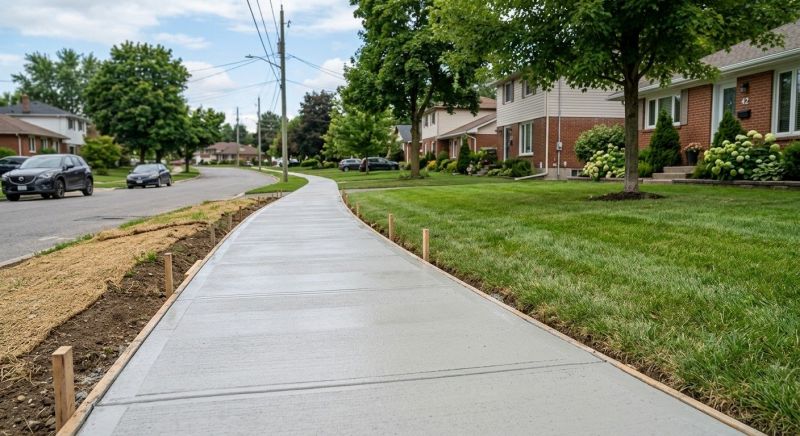 Sidewalk Construction in Aubrey, TX