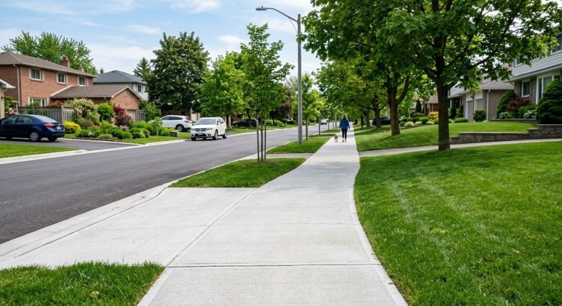 Sidewalk Construction in Krum, TX