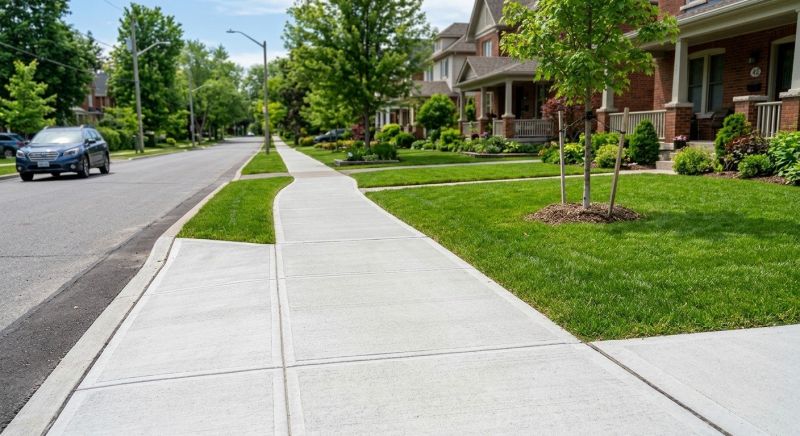 Sidewalk Construction in Lake Dallas, TX