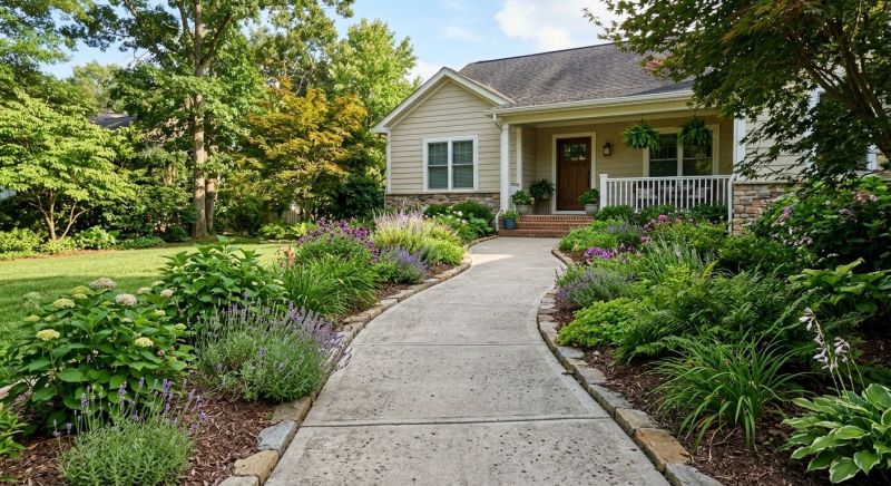 Sidewalk Construction in Denton, TX