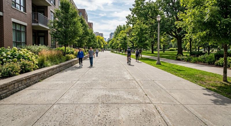 Sidewalk Construction in Roanoke, TX