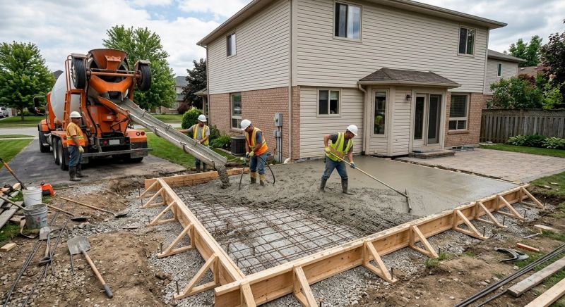 Veranda Pouring in Denton, TX