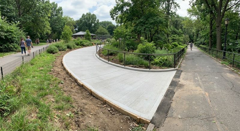 Walkway Pouring in Denton, TX